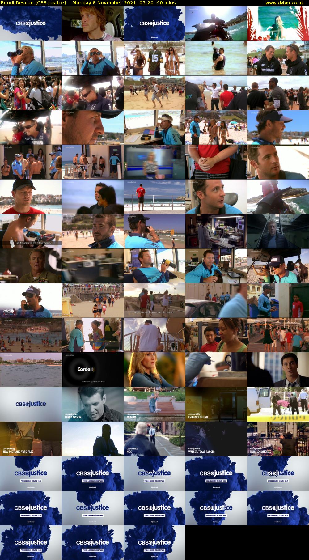 Bondi Rescue (CBS Justice) Monday 8 November 2021 05:20 - 06:00