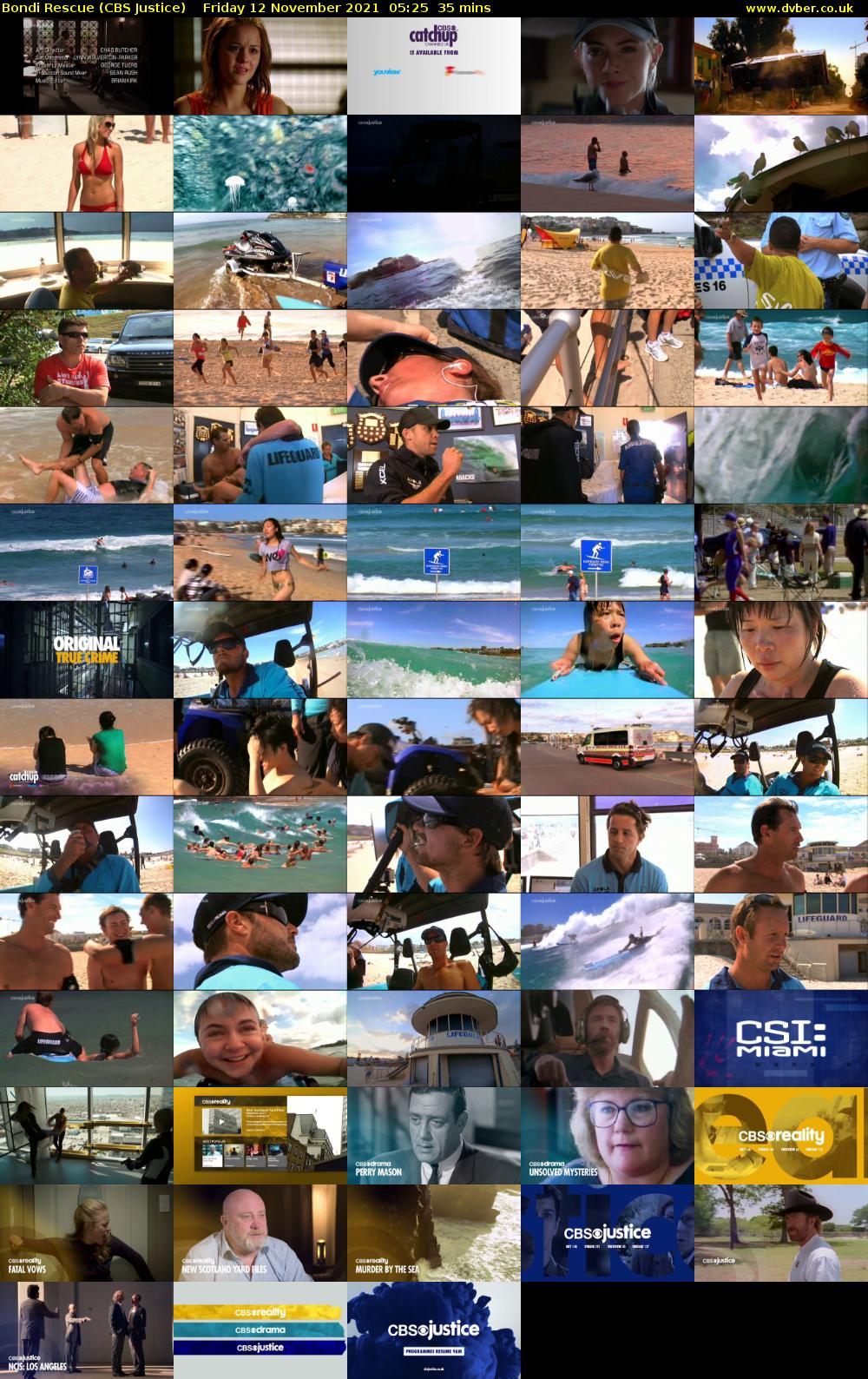 Bondi Rescue (CBS Justice) Friday 12 November 2021 05:25 - 06:00