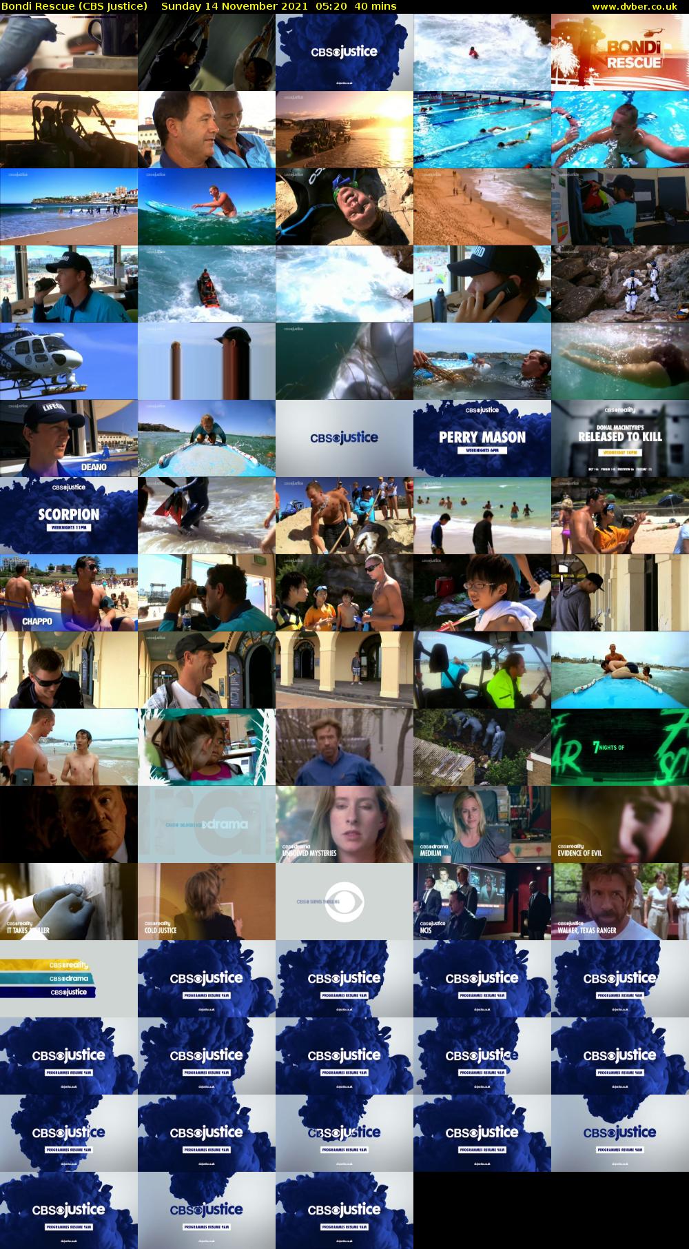 Bondi Rescue (CBS Justice) Sunday 14 November 2021 05:20 - 06:00