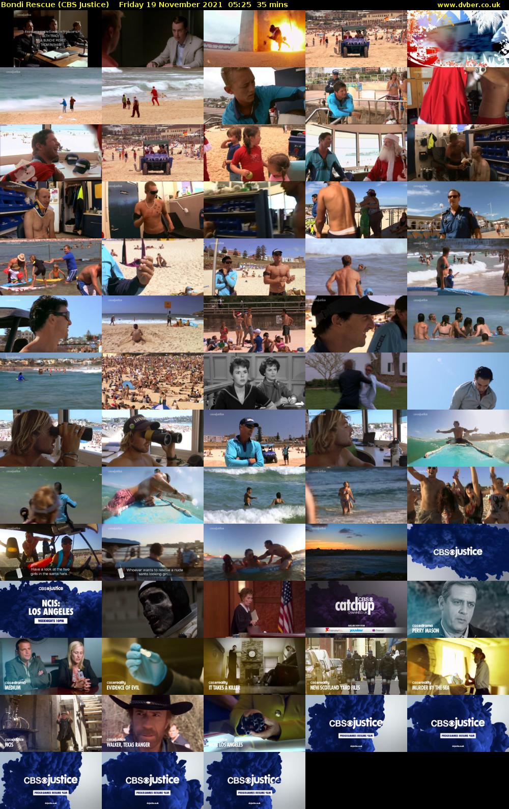 Bondi Rescue (CBS Justice) Friday 19 November 2021 05:25 - 06:00