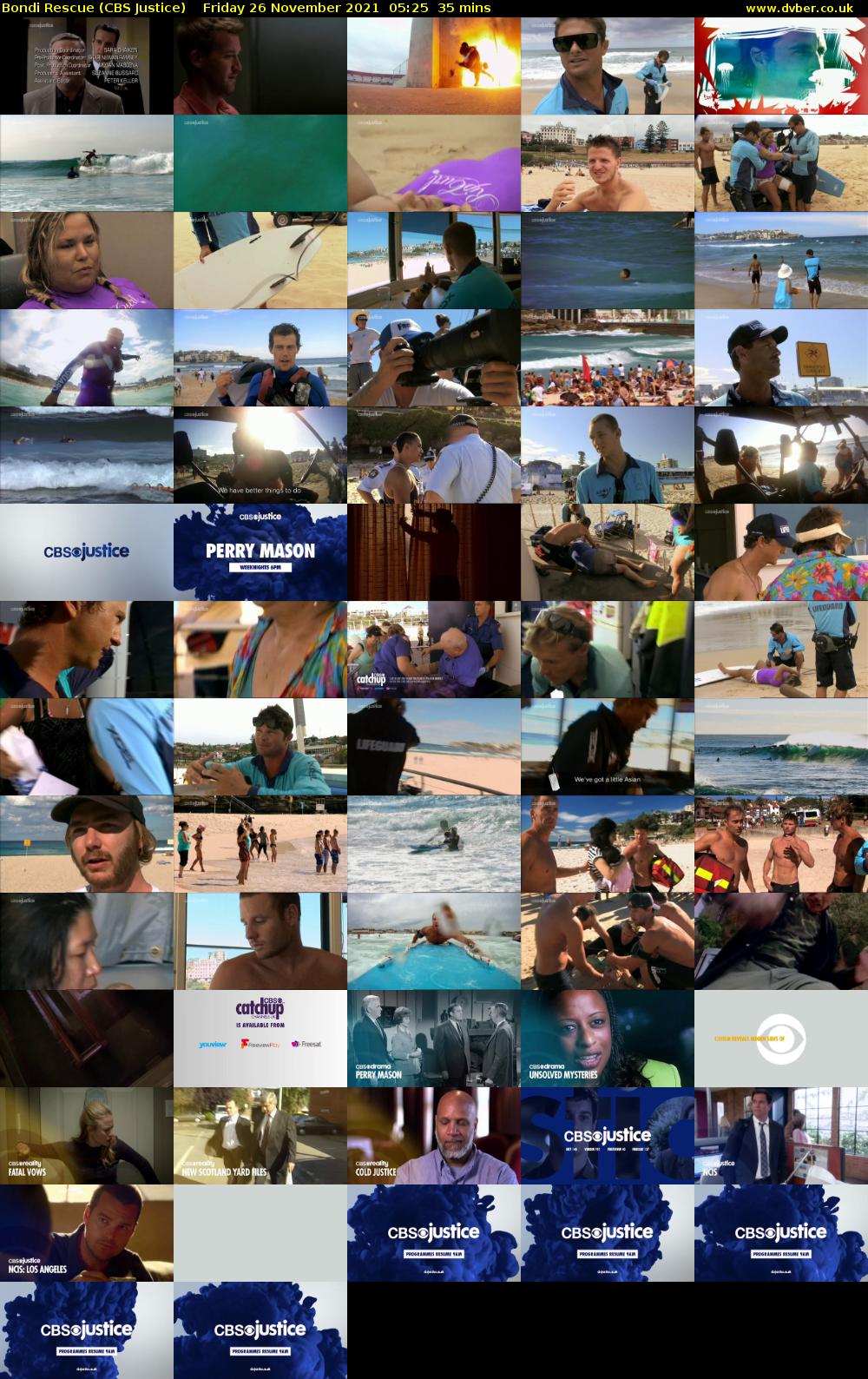 Bondi Rescue (CBS Justice) Friday 26 November 2021 05:25 - 06:00