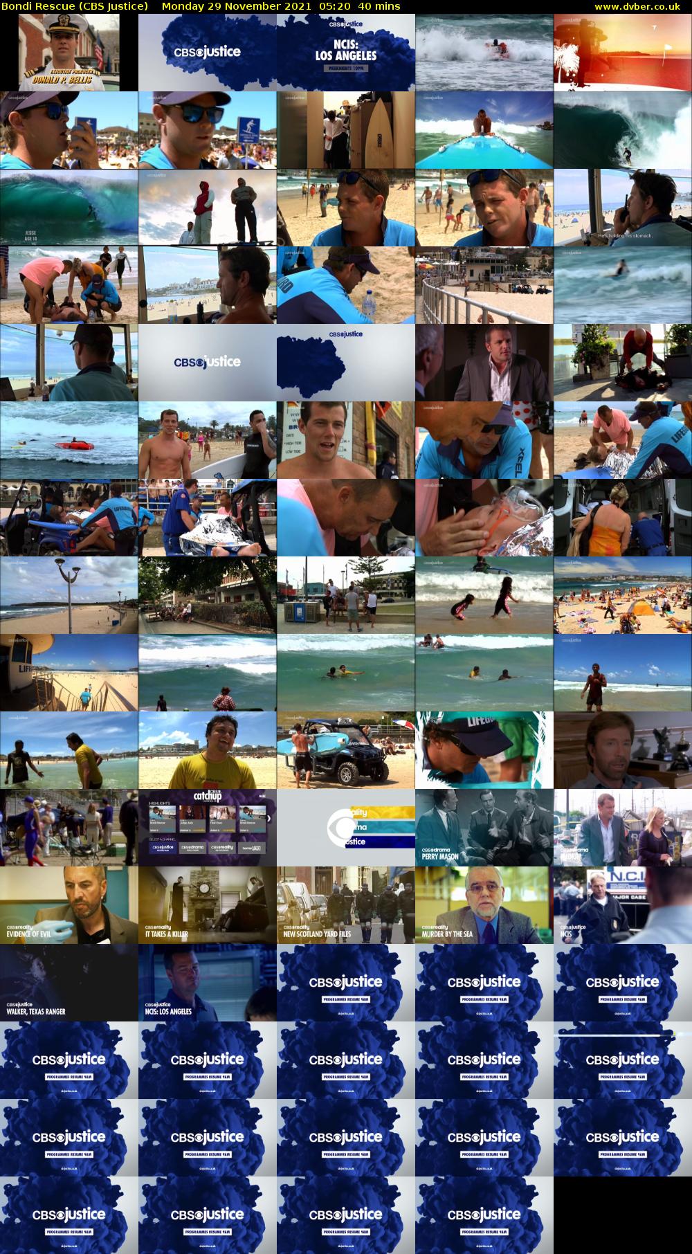 Bondi Rescue (CBS Justice) Monday 29 November 2021 05:20 - 06:00