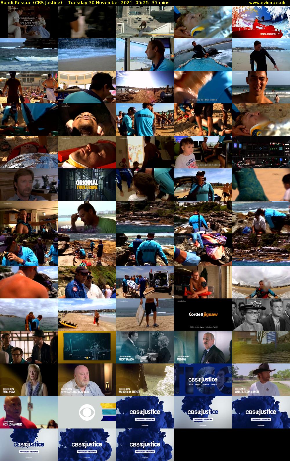Bondi Rescue (CBS Justice) Tuesday 30 November 2021 05:25 - 06:00