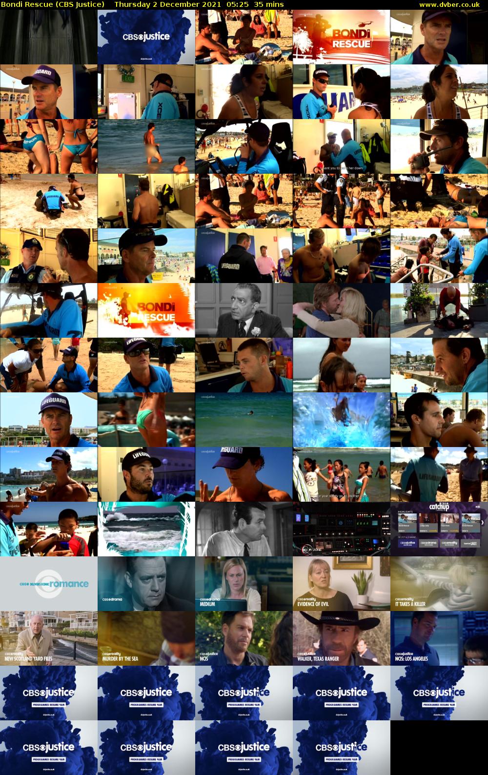 Bondi Rescue (CBS Justice) Thursday 2 December 2021 05:25 - 06:00