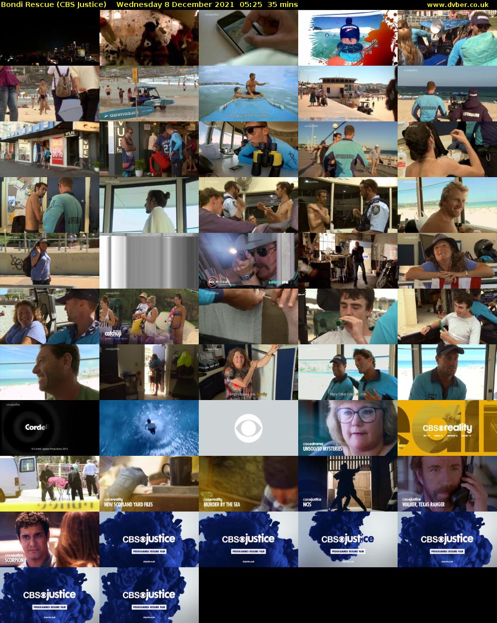 Bondi Rescue (CBS Justice) Wednesday 8 December 2021 05:25 - 06:00