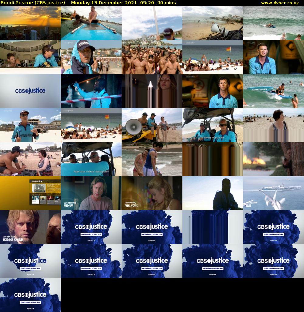 Bondi Rescue (CBS Justice) Monday 13 December 2021 05:20 - 06:00