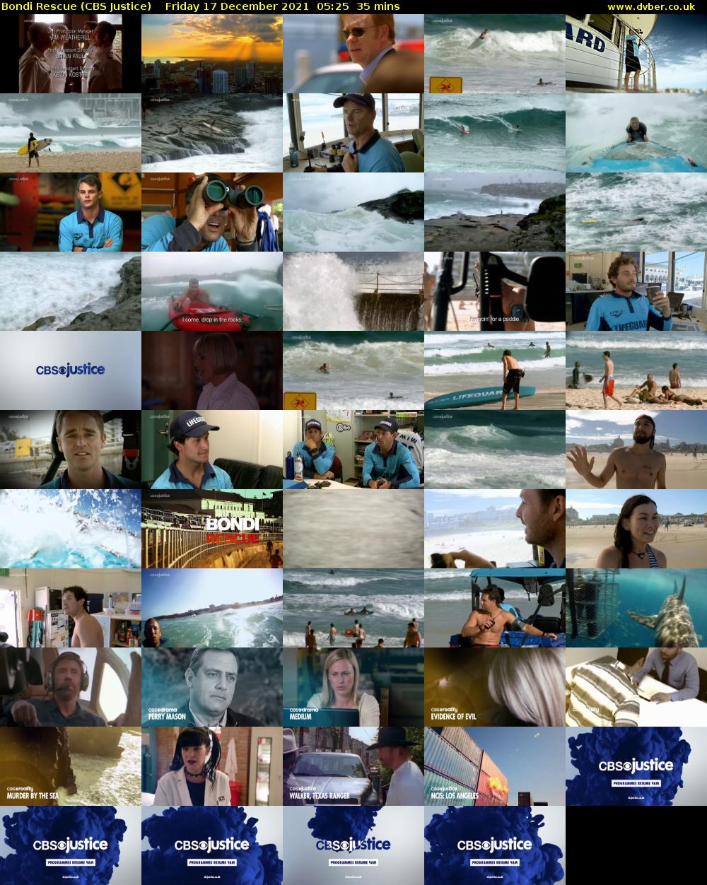 Bondi Rescue (CBS Justice) Friday 17 December 2021 05:25 - 06:00