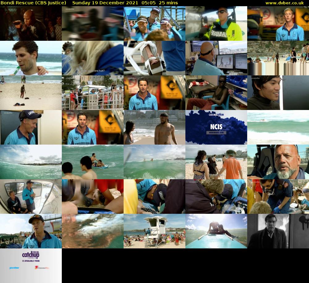Bondi Rescue (CBS Justice) Sunday 19 December 2021 05:05 - 05:30