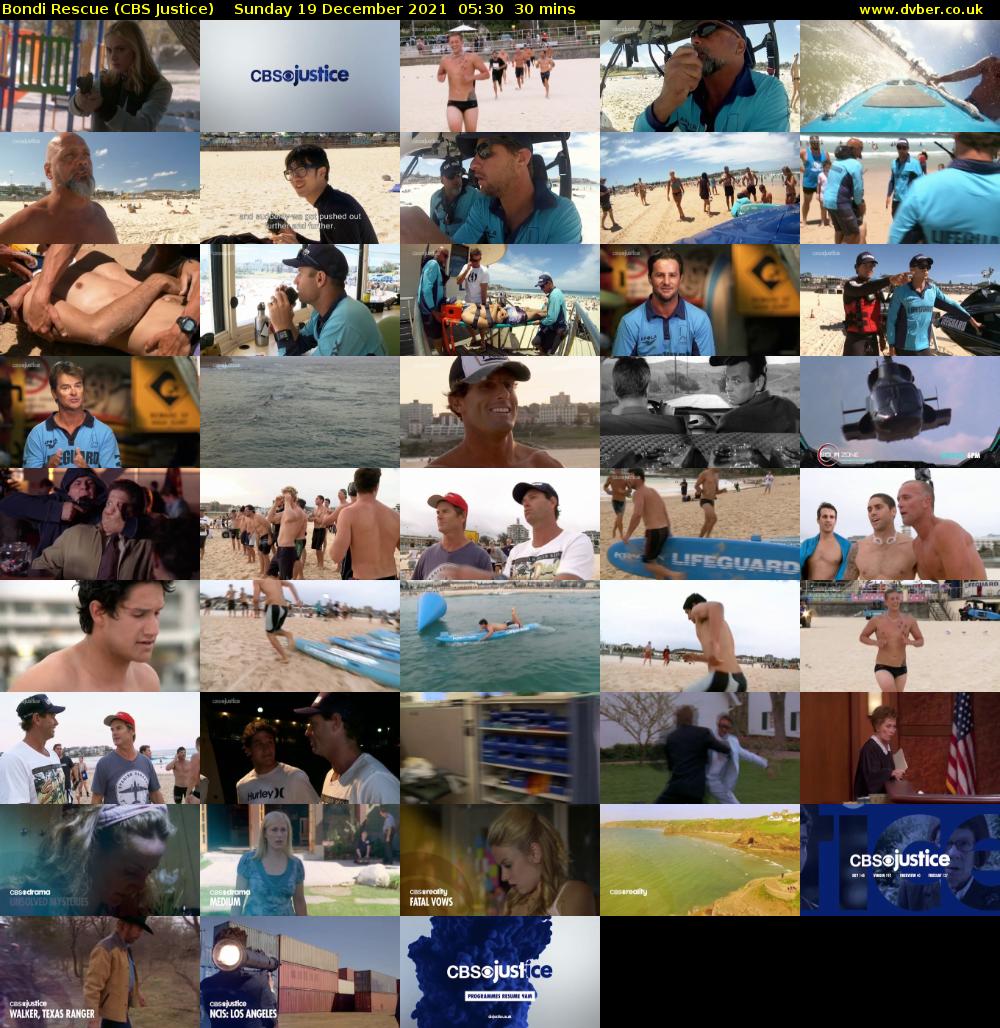 Bondi Rescue (CBS Justice) Sunday 19 December 2021 05:30 - 06:00