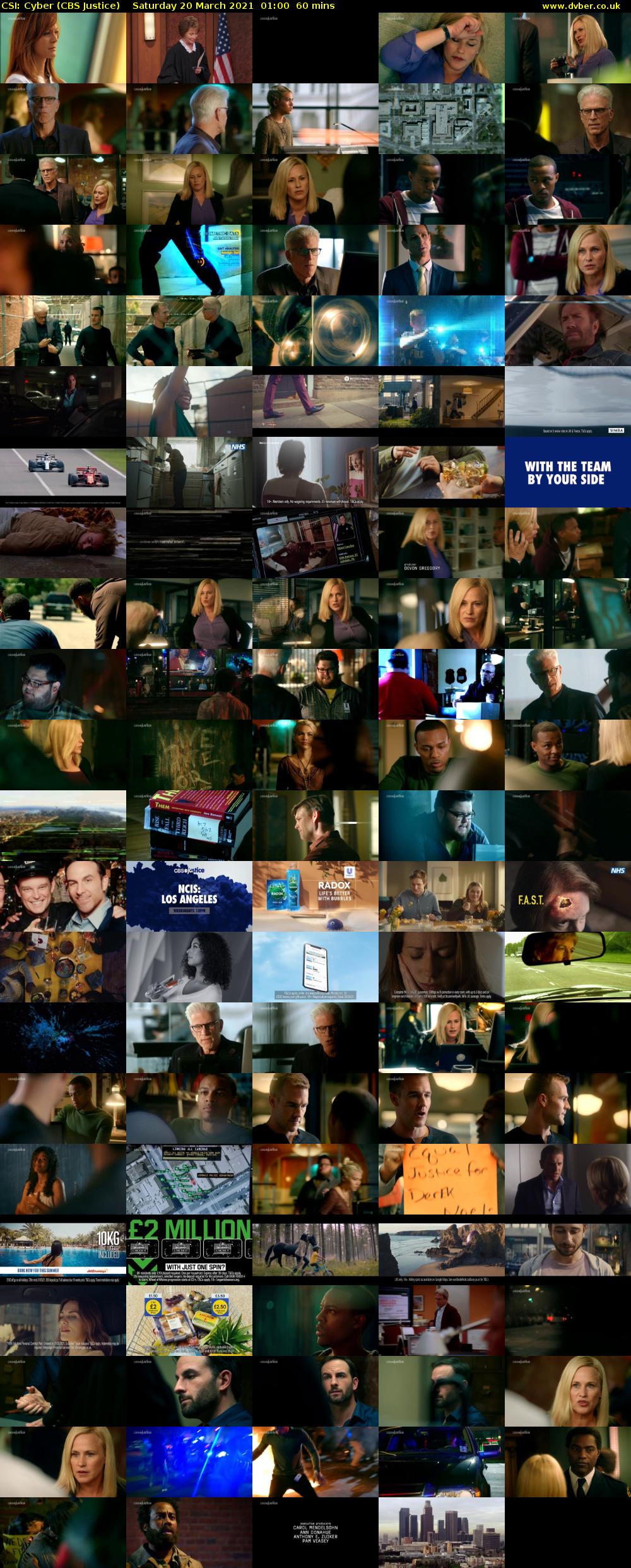 CSI: Cyber (CBS Justice) Saturday 20 March 2021 01:00 - 02:00