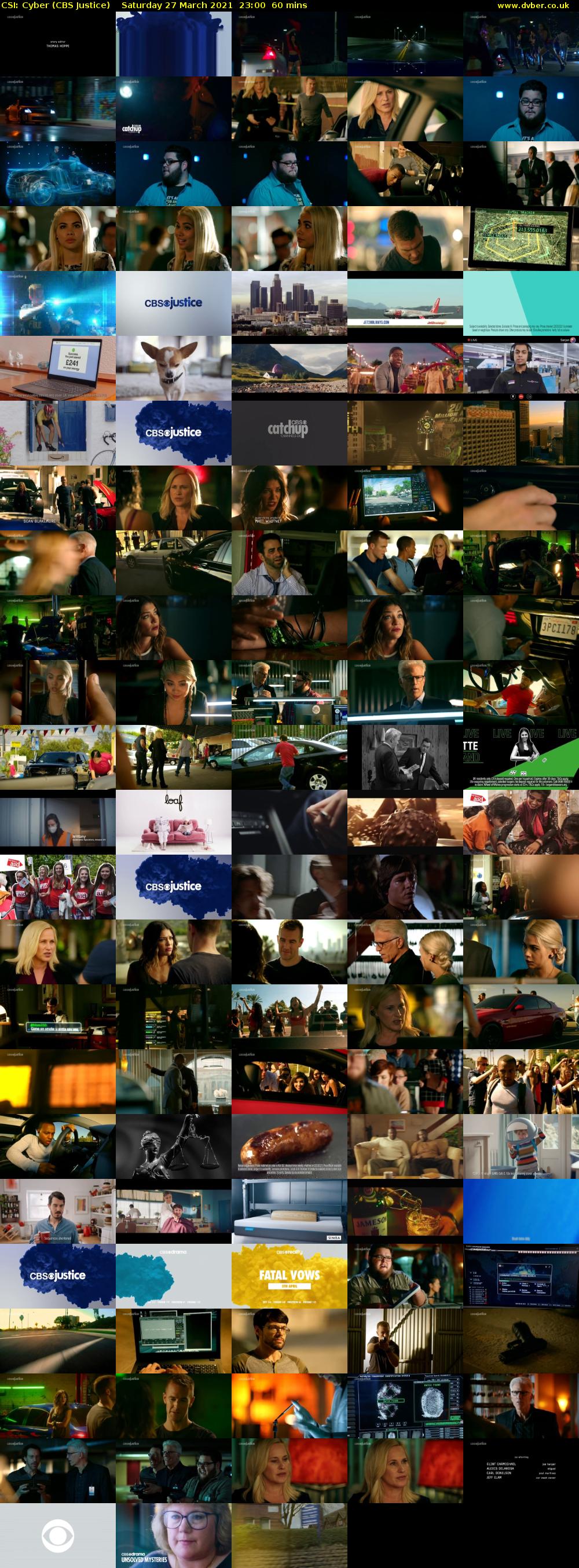 CSI: Cyber (CBS Justice) Saturday 27 March 2021 23:00 - 00:00