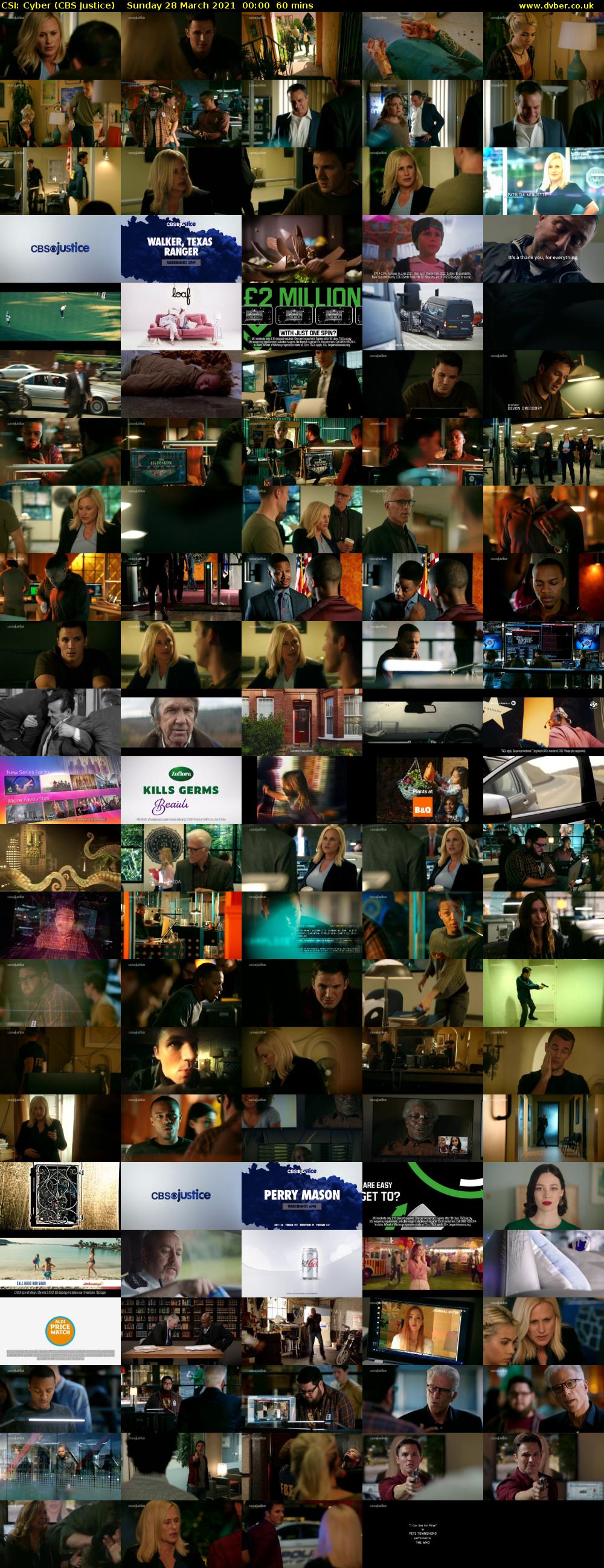 CSI: Cyber (CBS Justice) Sunday 28 March 2021 00:00 - 02:00