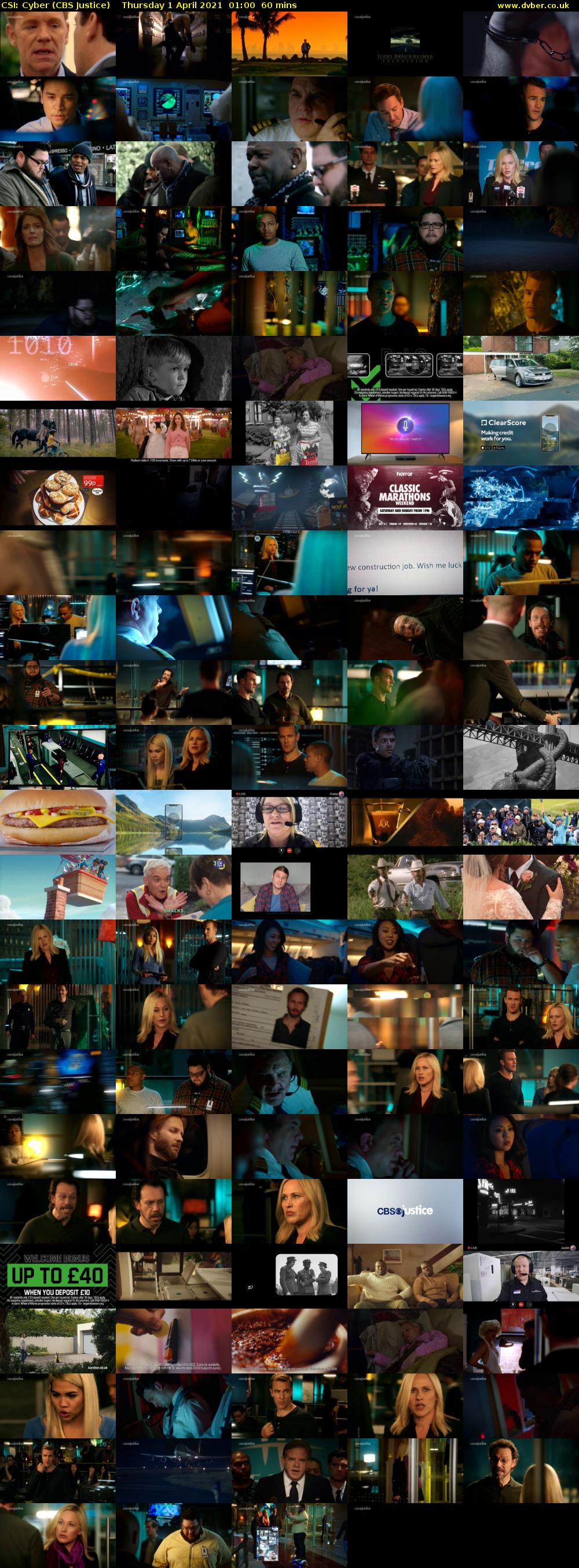 CSI: Cyber (CBS Justice) Thursday 1 April 2021 01:00 - 02:00