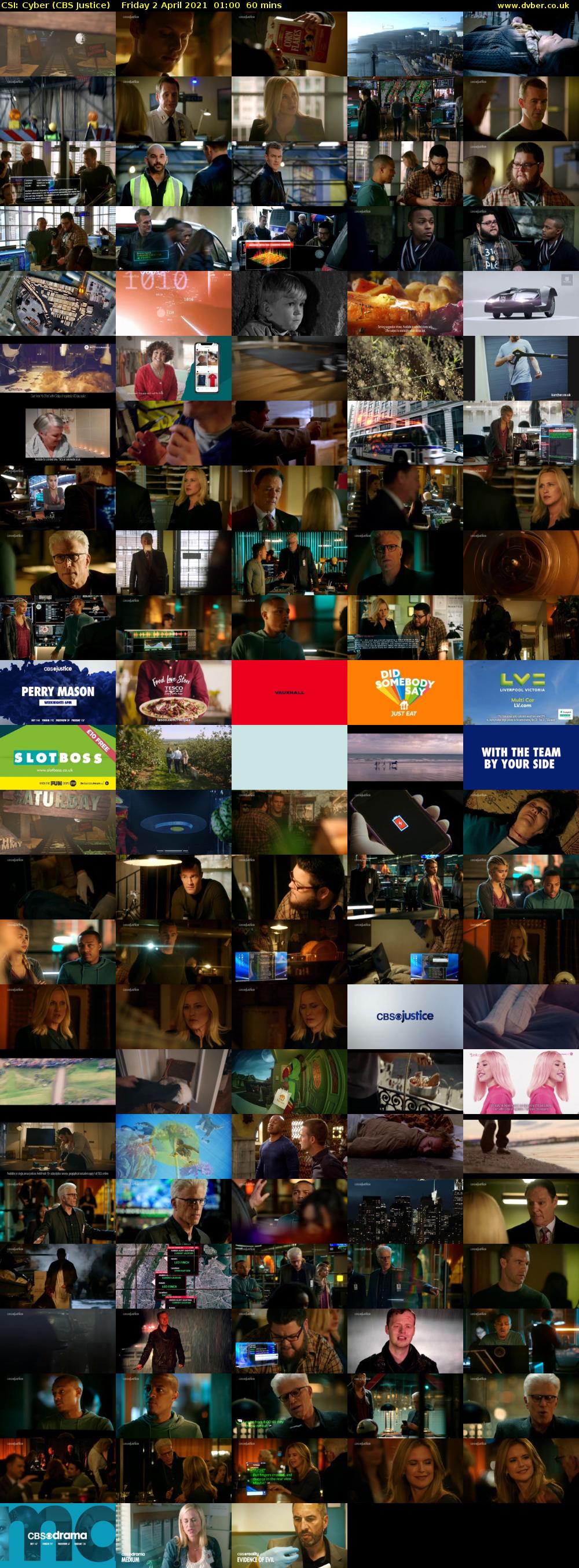 CSI: Cyber (CBS Justice) Friday 2 April 2021 01:00 - 02:00
