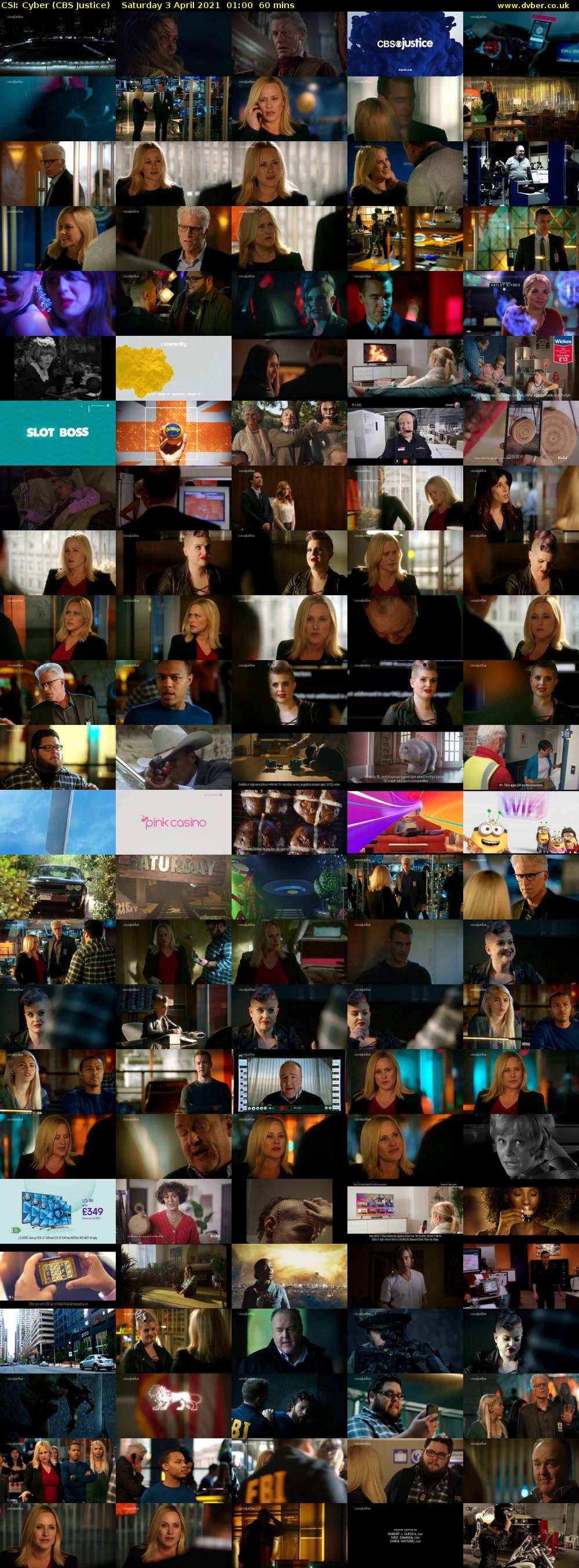 CSI: Cyber (CBS Justice) Saturday 3 April 2021 01:00 - 02:00