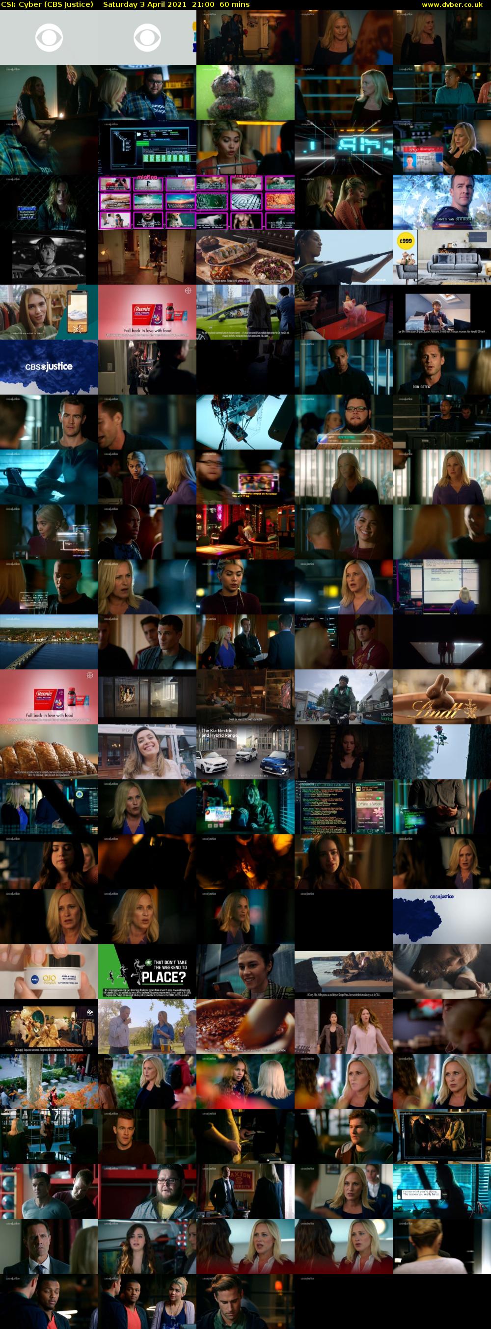 CSI: Cyber (CBS Justice) Saturday 3 April 2021 21:00 - 22:00