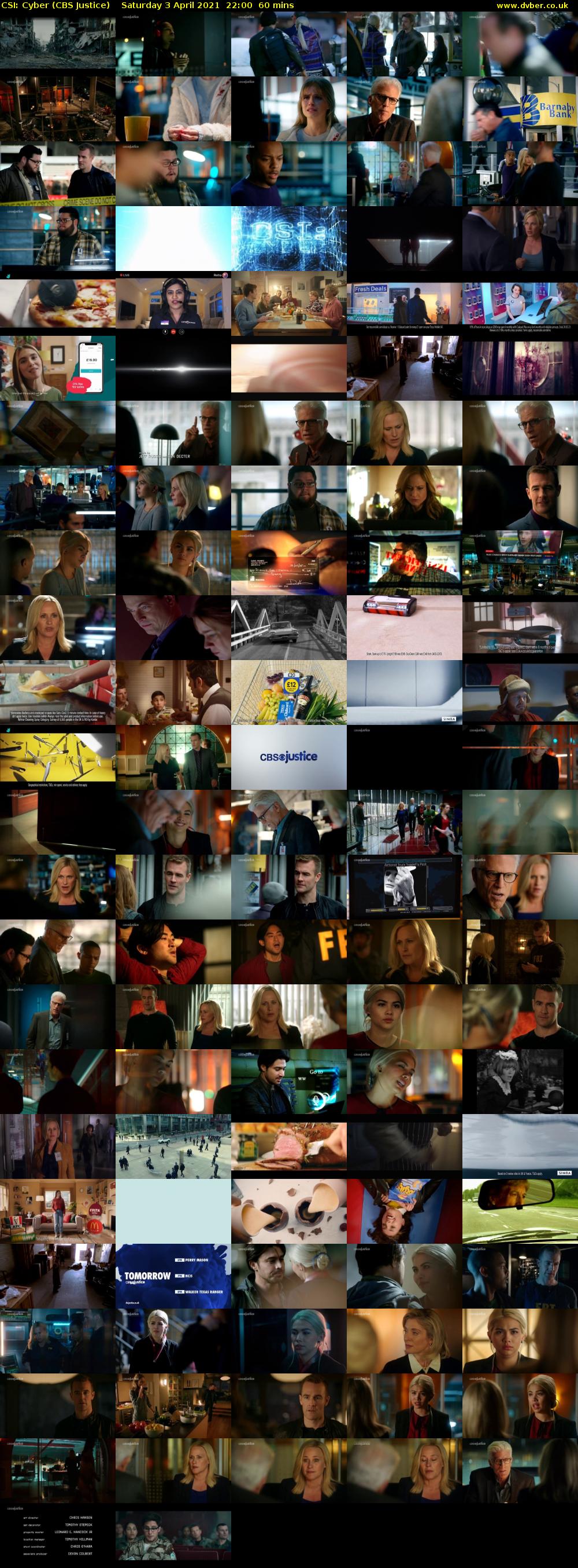 CSI: Cyber (CBS Justice) Saturday 3 April 2021 22:00 - 23:00