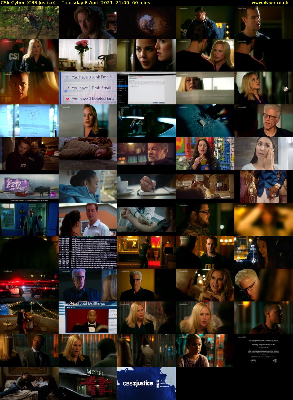 CSI: Cyber (CBS Justice) Thursday 8 April 2021 21:00 - 22:00