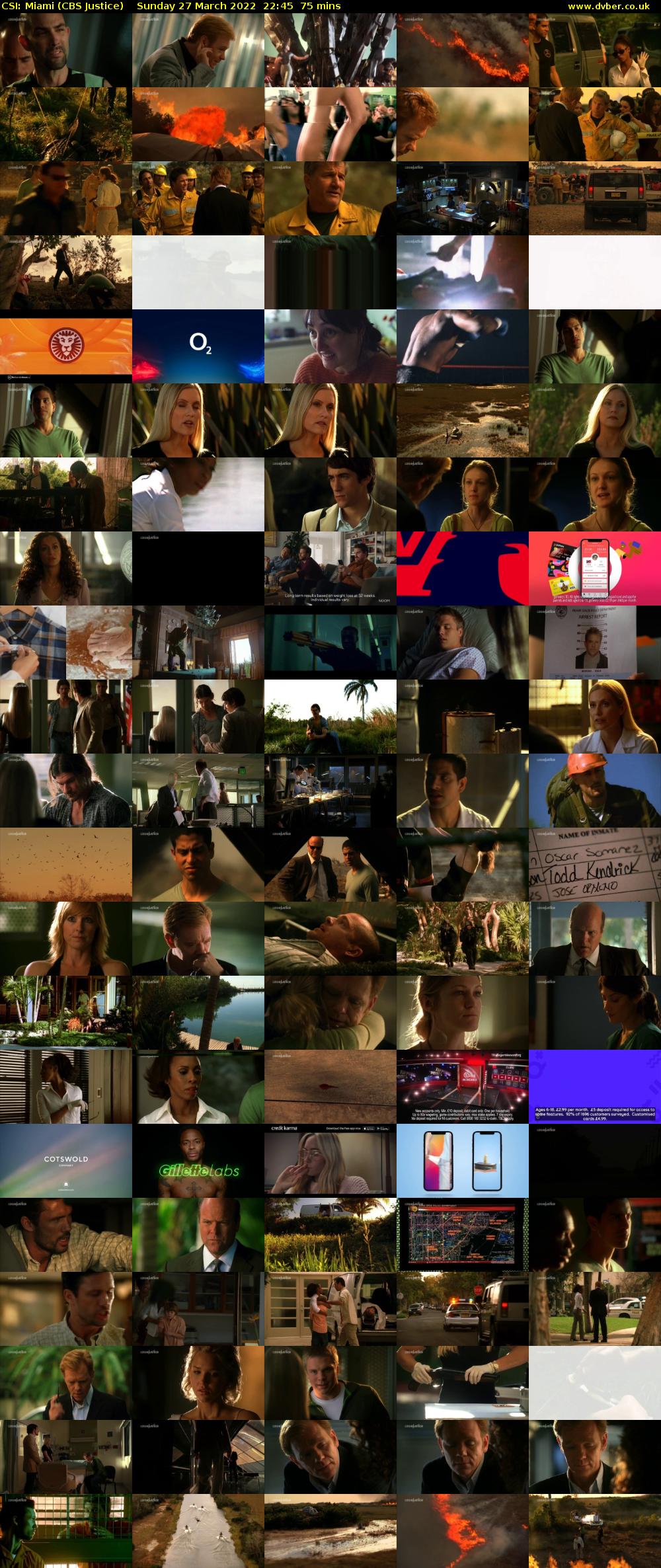 CSI: Miami (CBS Justice) Sunday 27 March 2022 22:45 - 00:00