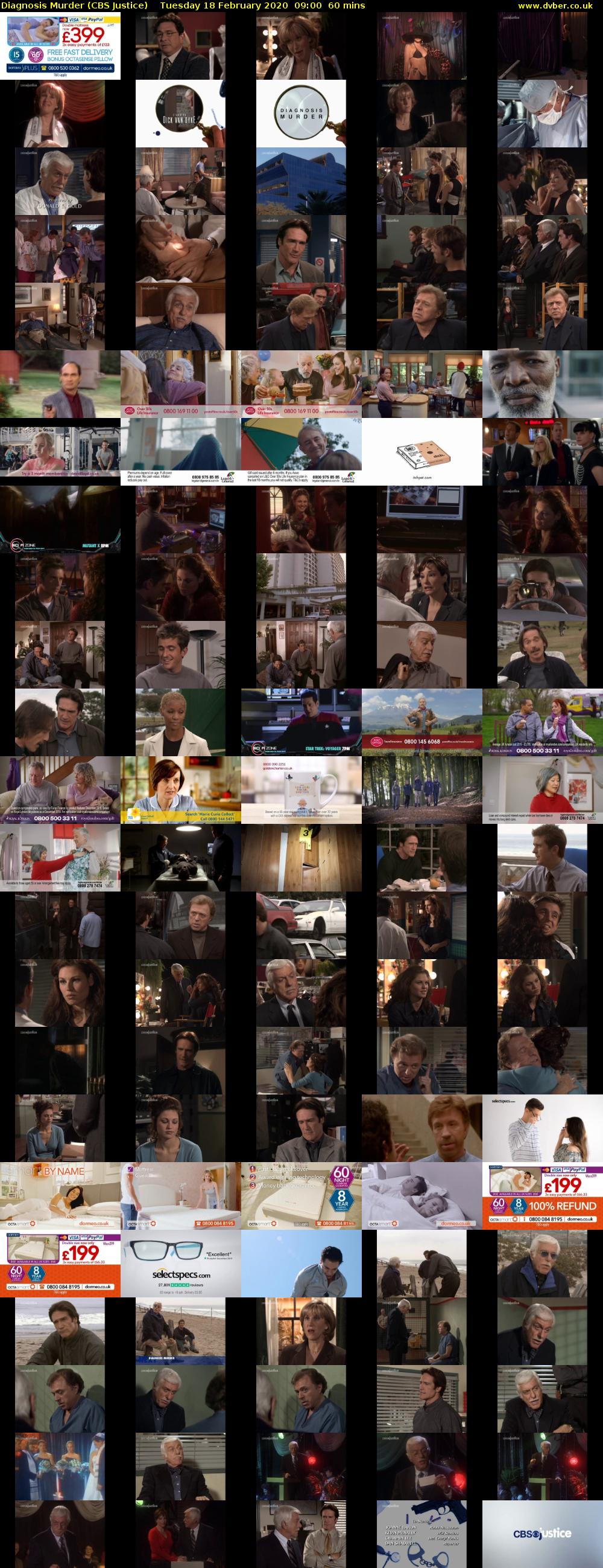 Diagnosis Murder (CBS Justice) Tuesday 18 February 2020 09:00 - 10:00
