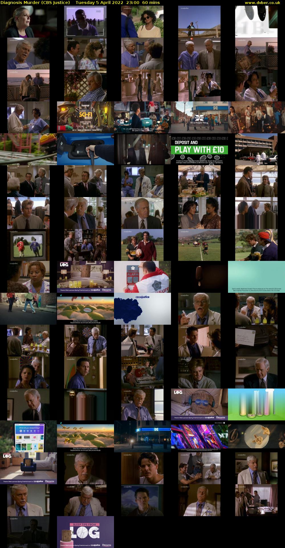 Diagnosis Murder (CBS Justice) Tuesday 5 April 2022 23:00 - 00:00