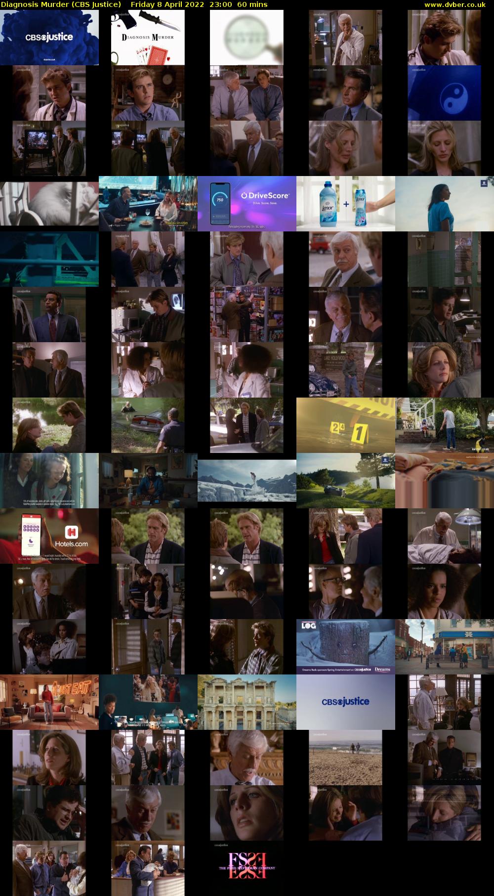 Diagnosis Murder (CBS Justice) Friday 8 April 2022 23:00 - 00:00