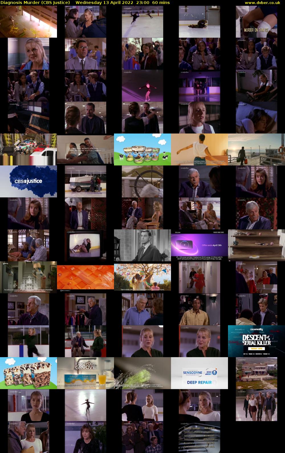 Diagnosis Murder (CBS Justice) Wednesday 13 April 2022 23:00 - 00:00