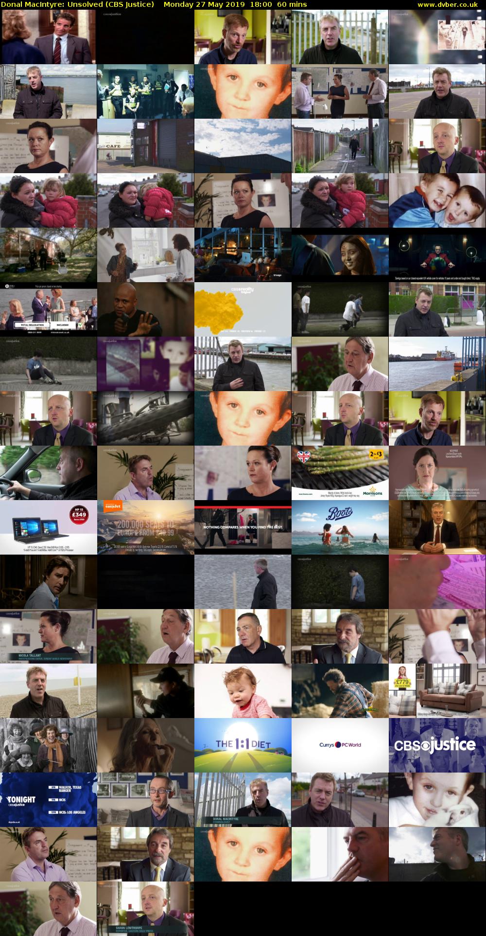 Donal MacIntyre: Unsolved (CBS Justice) Monday 27 May 2019 18:00 - 19:00