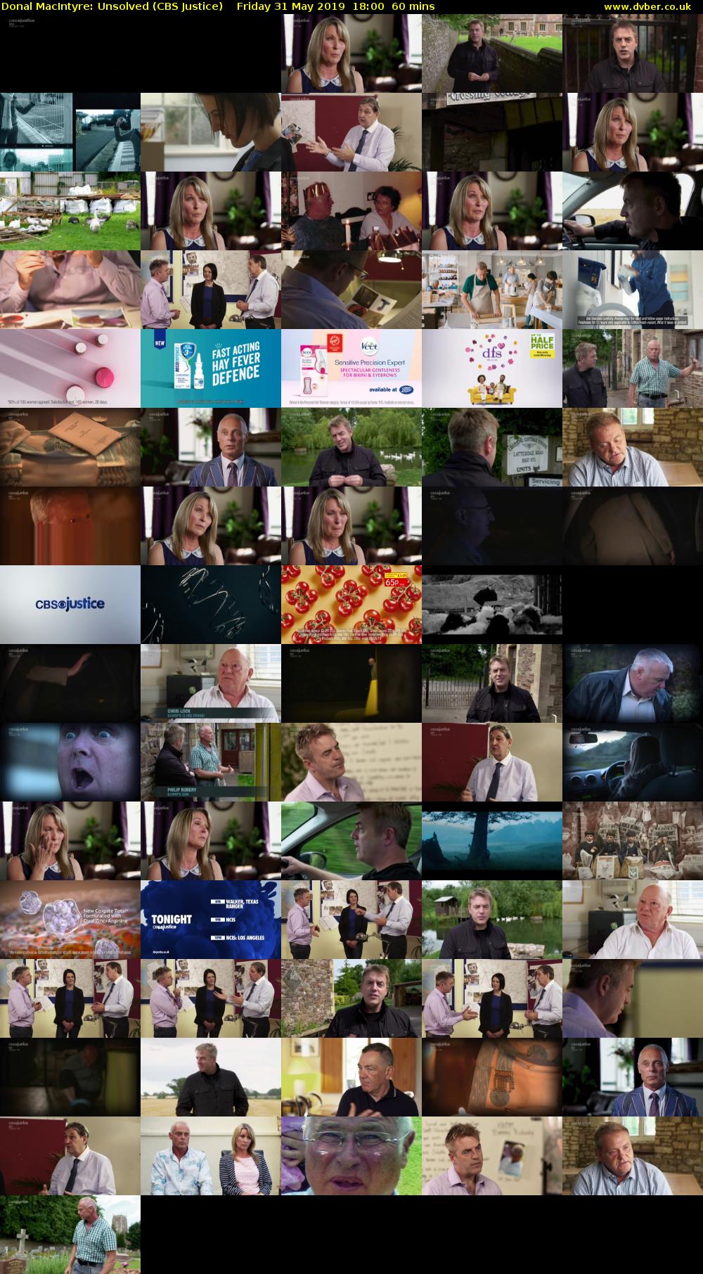 Donal MacIntyre: Unsolved (CBS Justice) Friday 31 May 2019 18:00 - 19:00