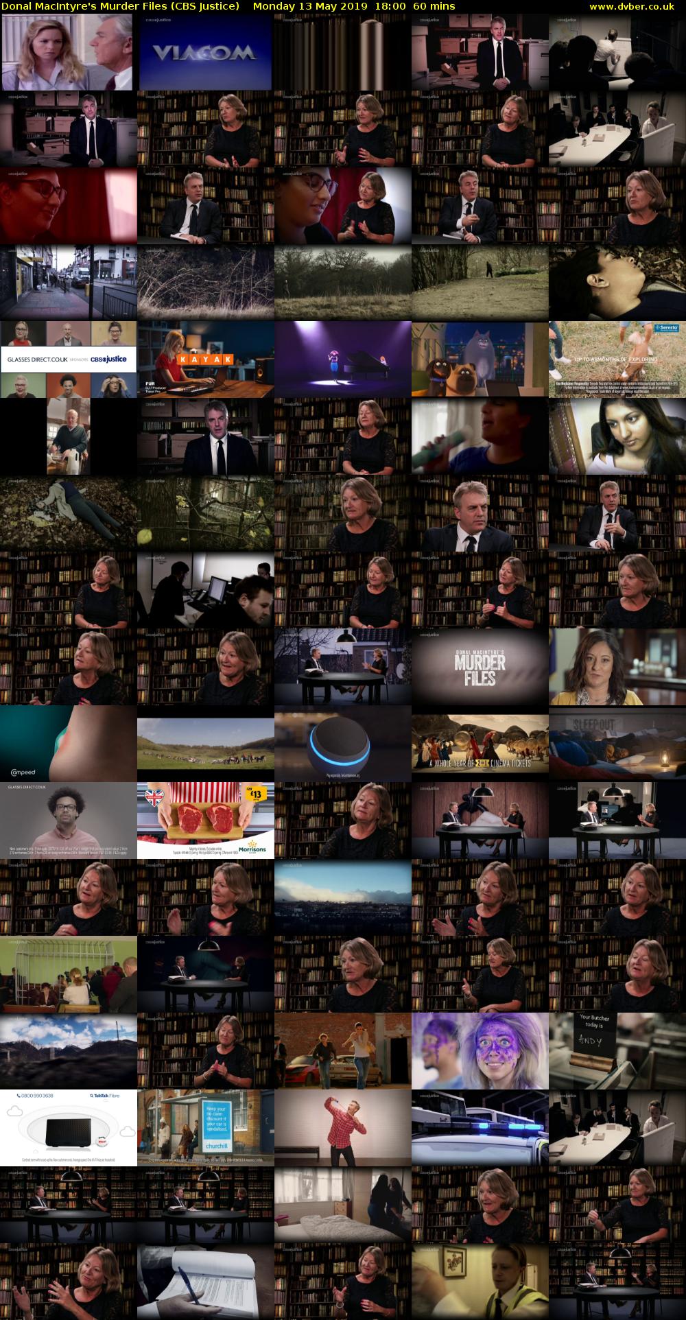 Donal MacIntyre's Murder Files (CBS Justice) Monday 13 May 2019 18:00 - 19:00