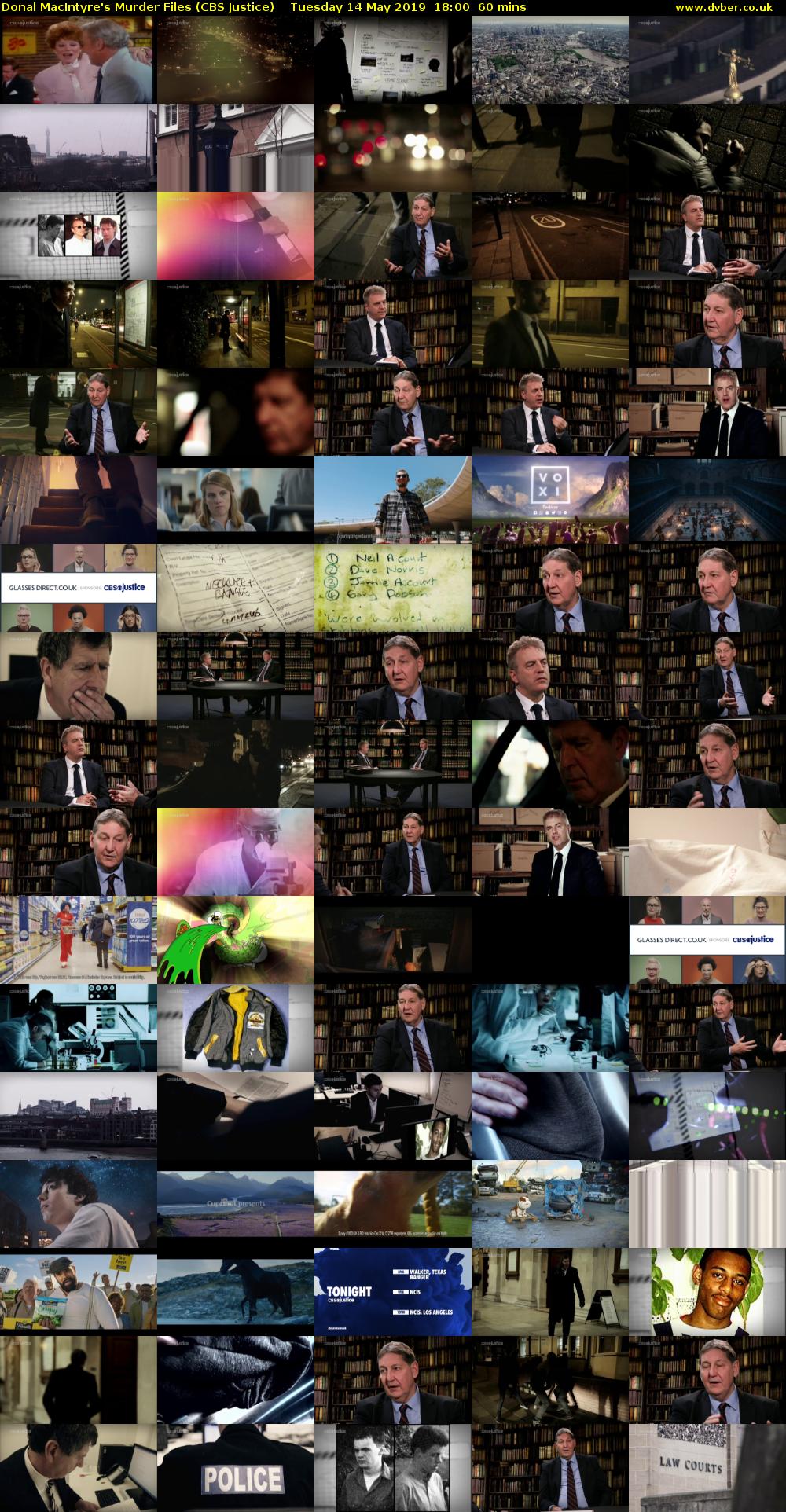Donal MacIntyre's Murder Files (CBS Justice) Tuesday 14 May 2019 18:00 - 19:00
