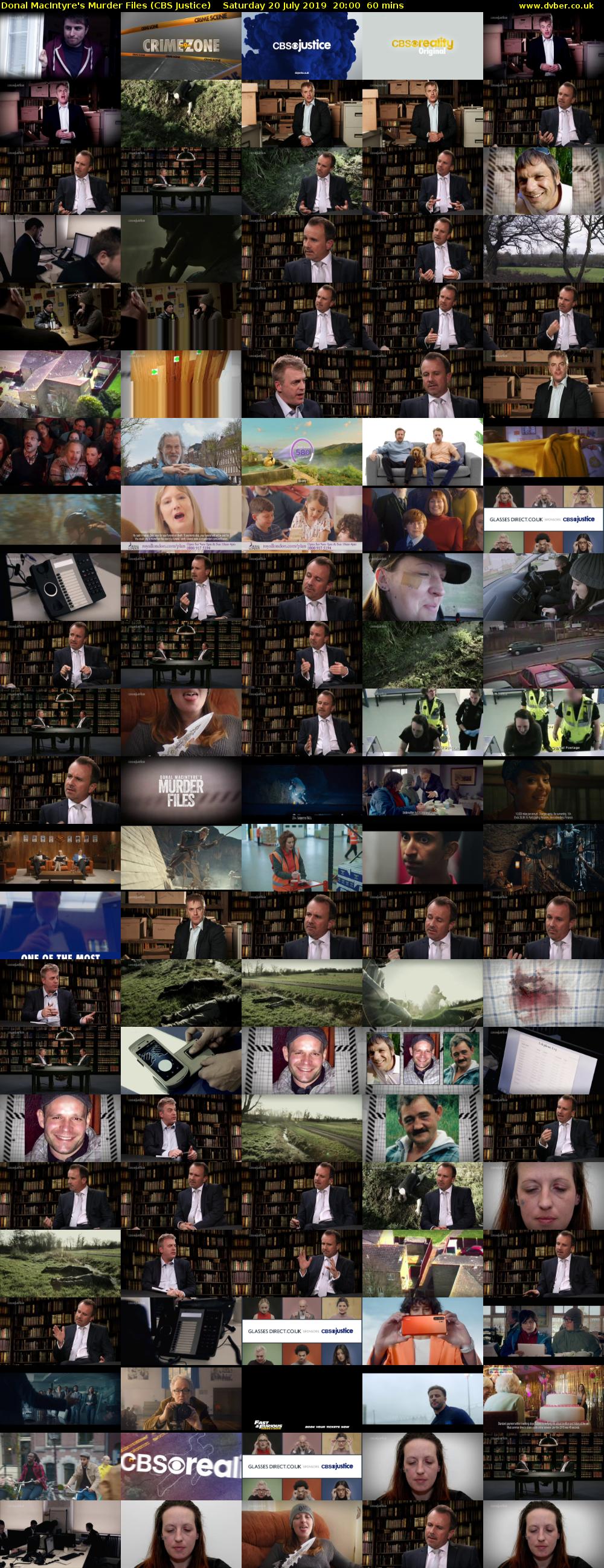 Donal MacIntyre's Murder Files (CBS Justice) Saturday 20 July 2019 20:00 - 21:00