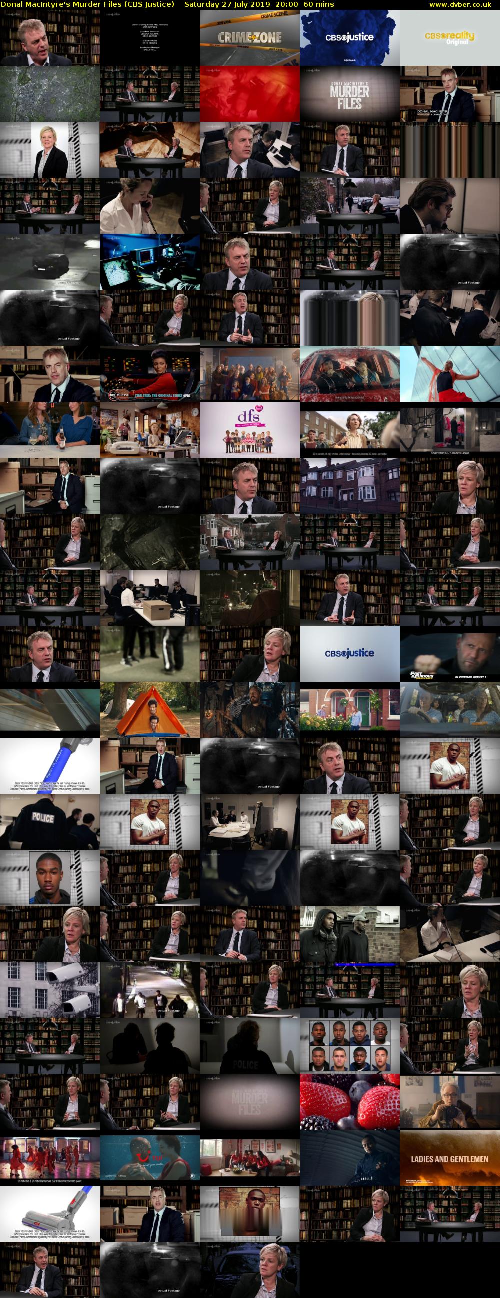 Donal MacIntyre's Murder Files (CBS Justice) Saturday 27 July 2019 20:00 - 21:00