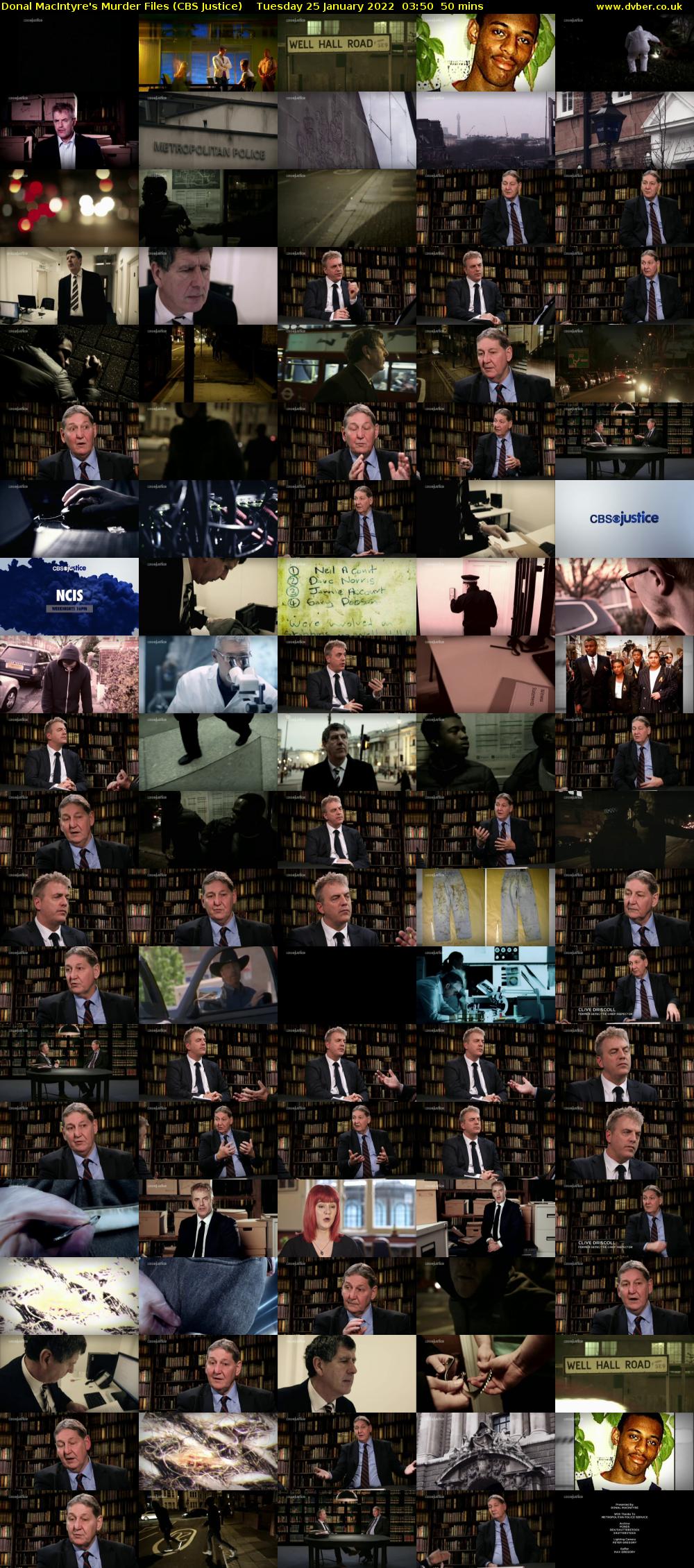 Donal MacIntyre's Murder Files (CBS Justice) Tuesday 25 January 2022 03:50 - 04:40