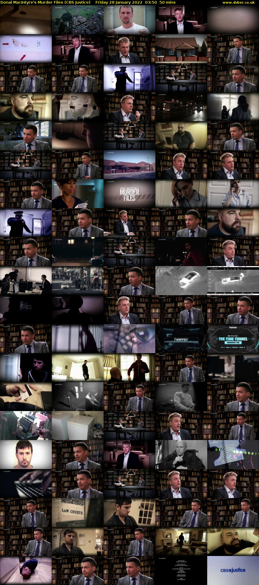 Donal MacIntyre's Murder Files (CBS Justice) Friday 28 January 2022 03:50 - 04:40