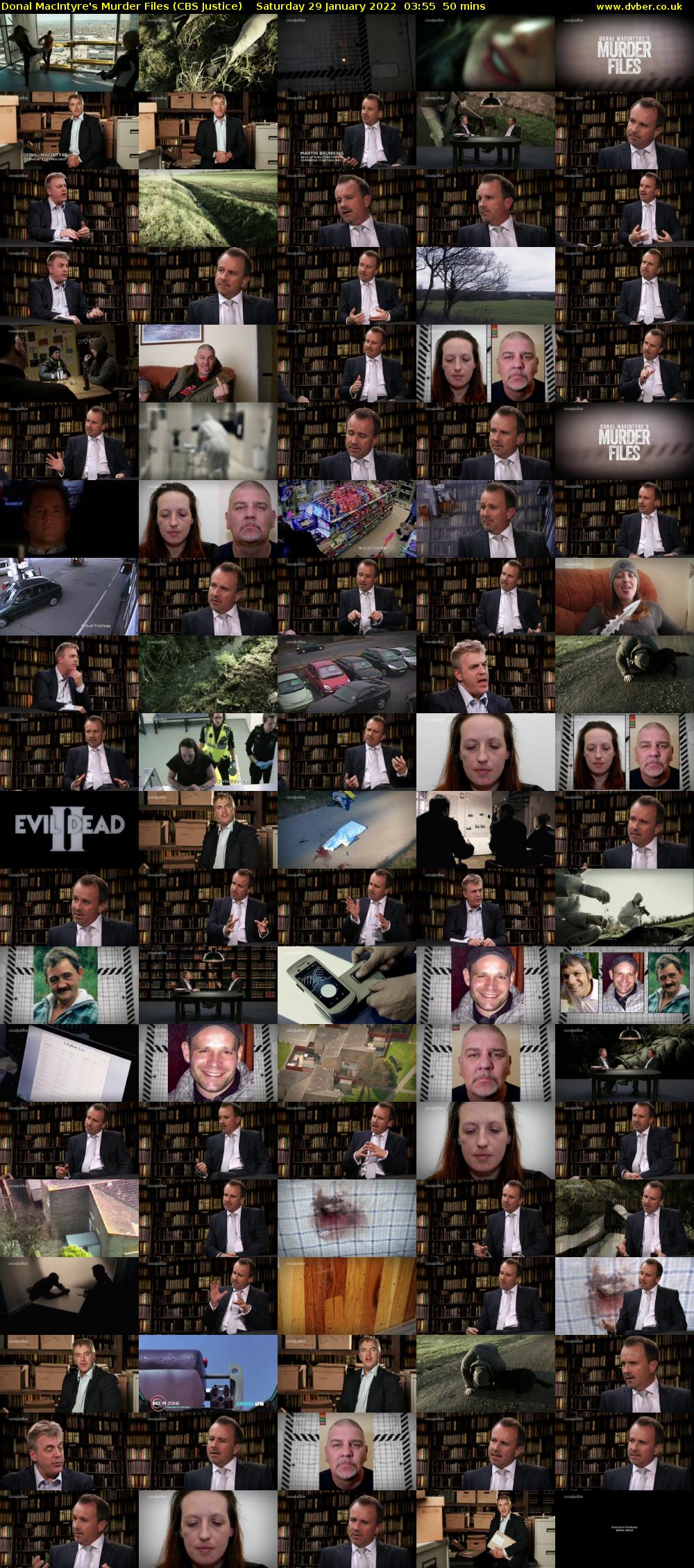 Donal MacIntyre's Murder Files (CBS Justice) Saturday 29 January 2022 03:55 - 04:45