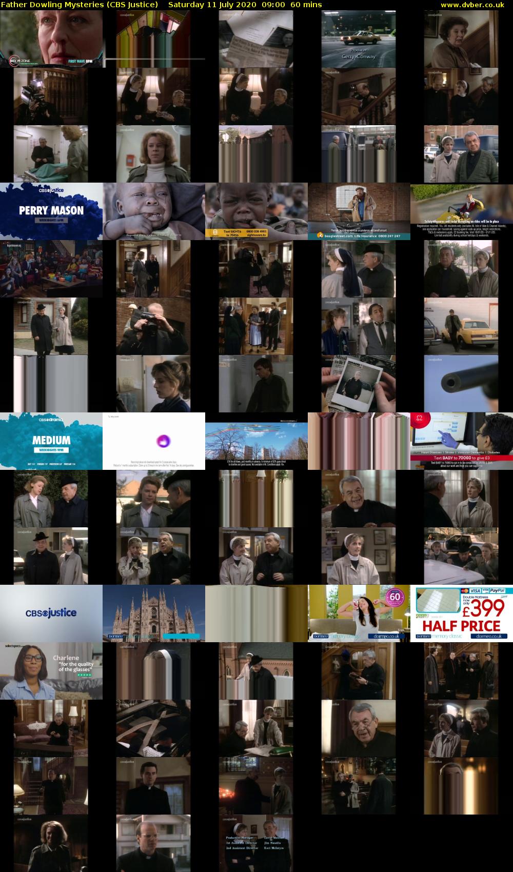 Father Dowling Mysteries (CBS Justice) Saturday 11 July 2020 09:00 - 10:00