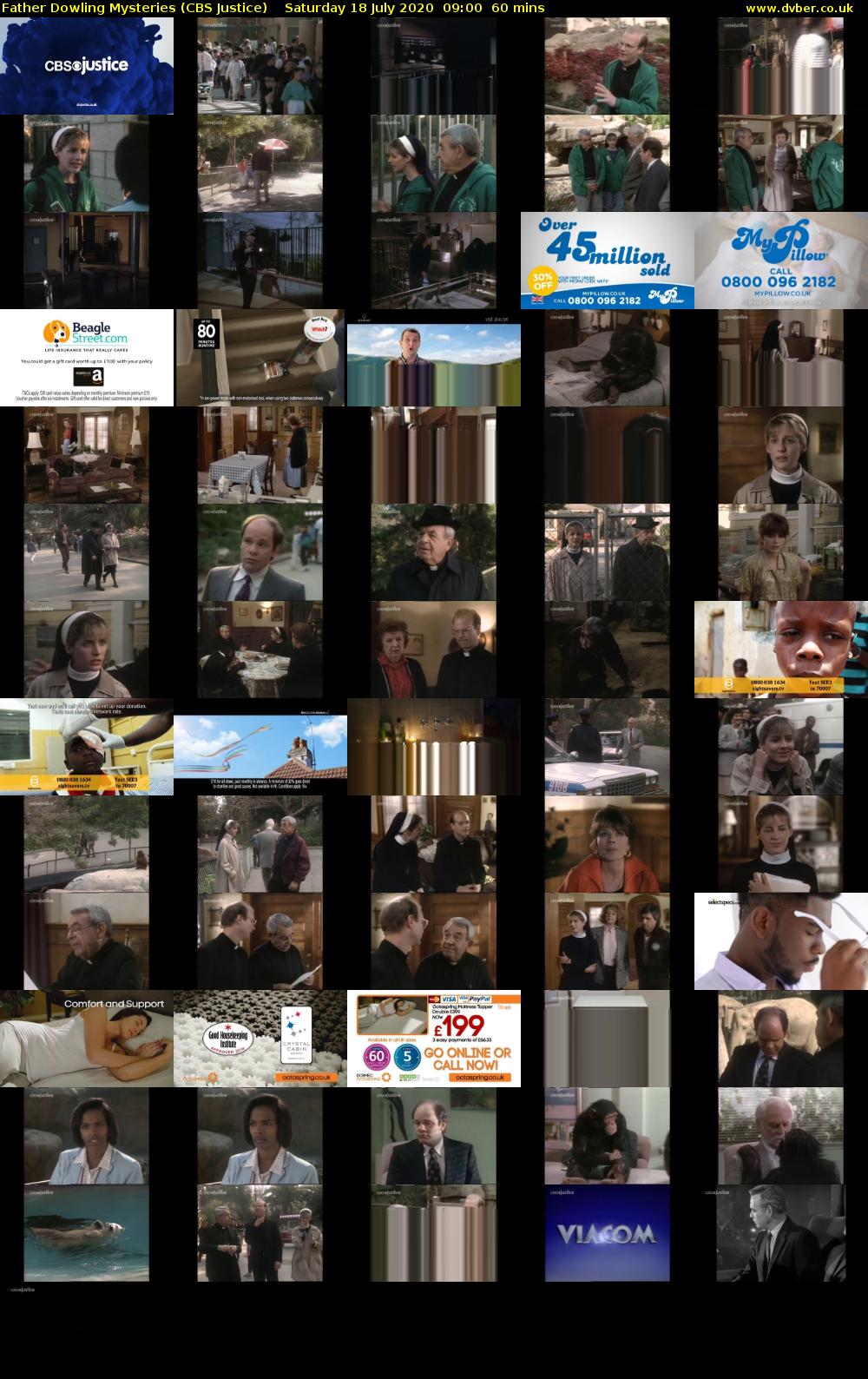 Father Dowling Mysteries (CBS Justice) Saturday 18 July 2020 09:00 - 10:00