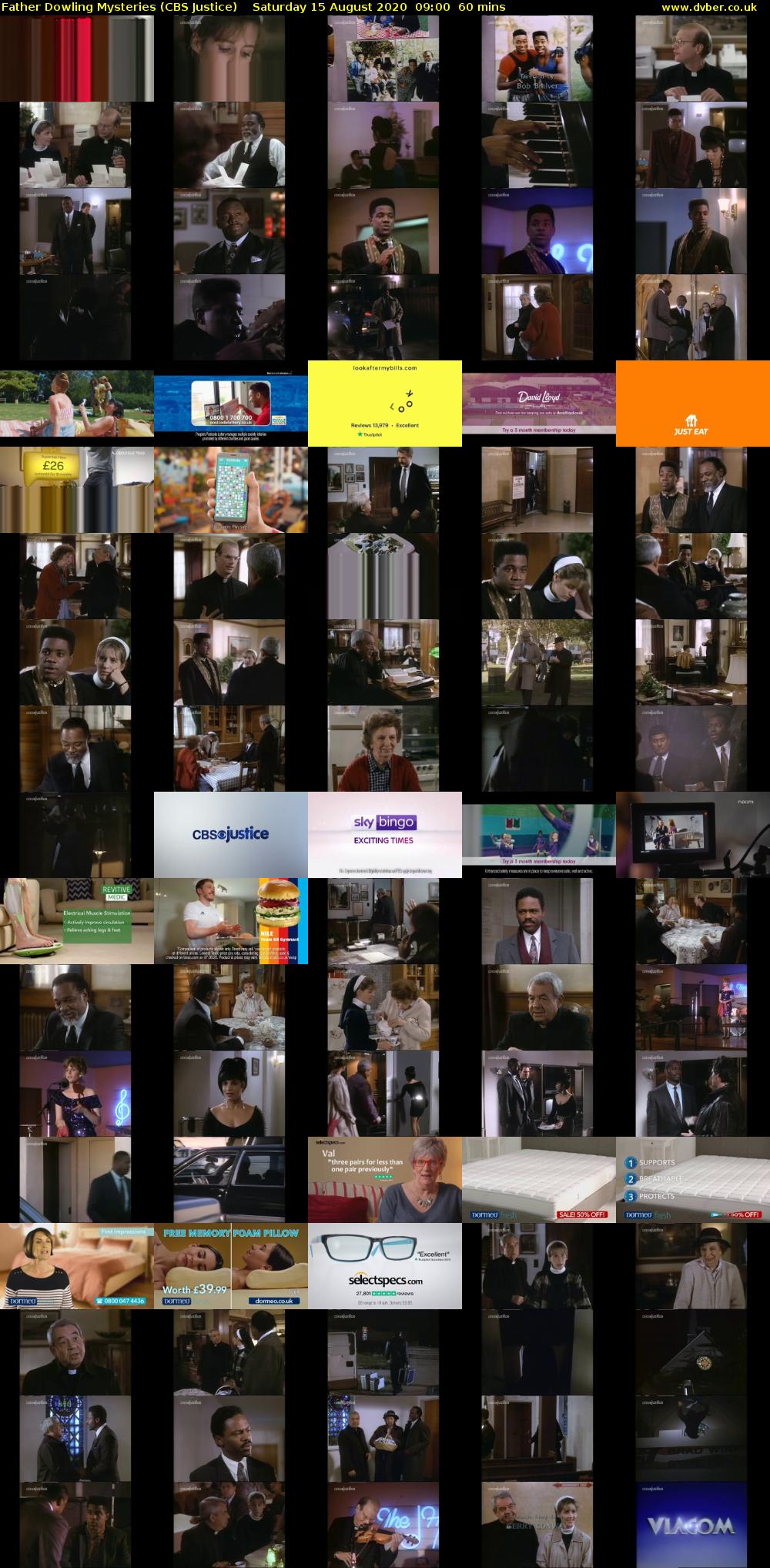 Father Dowling Mysteries (CBS Justice) Saturday 15 August 2020 09:00 - 10:00