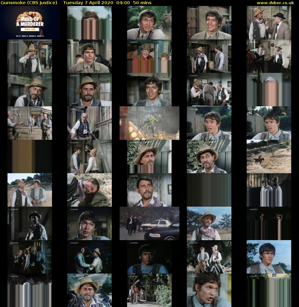 Gunsmoke (CBS Justice) Tuesday 7 April 2020 04:00 - 04:50