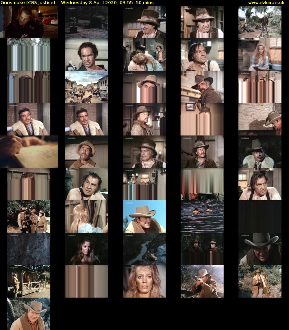 Gunsmoke (CBS Justice) Wednesday 8 April 2020 03:55 - 04:45
