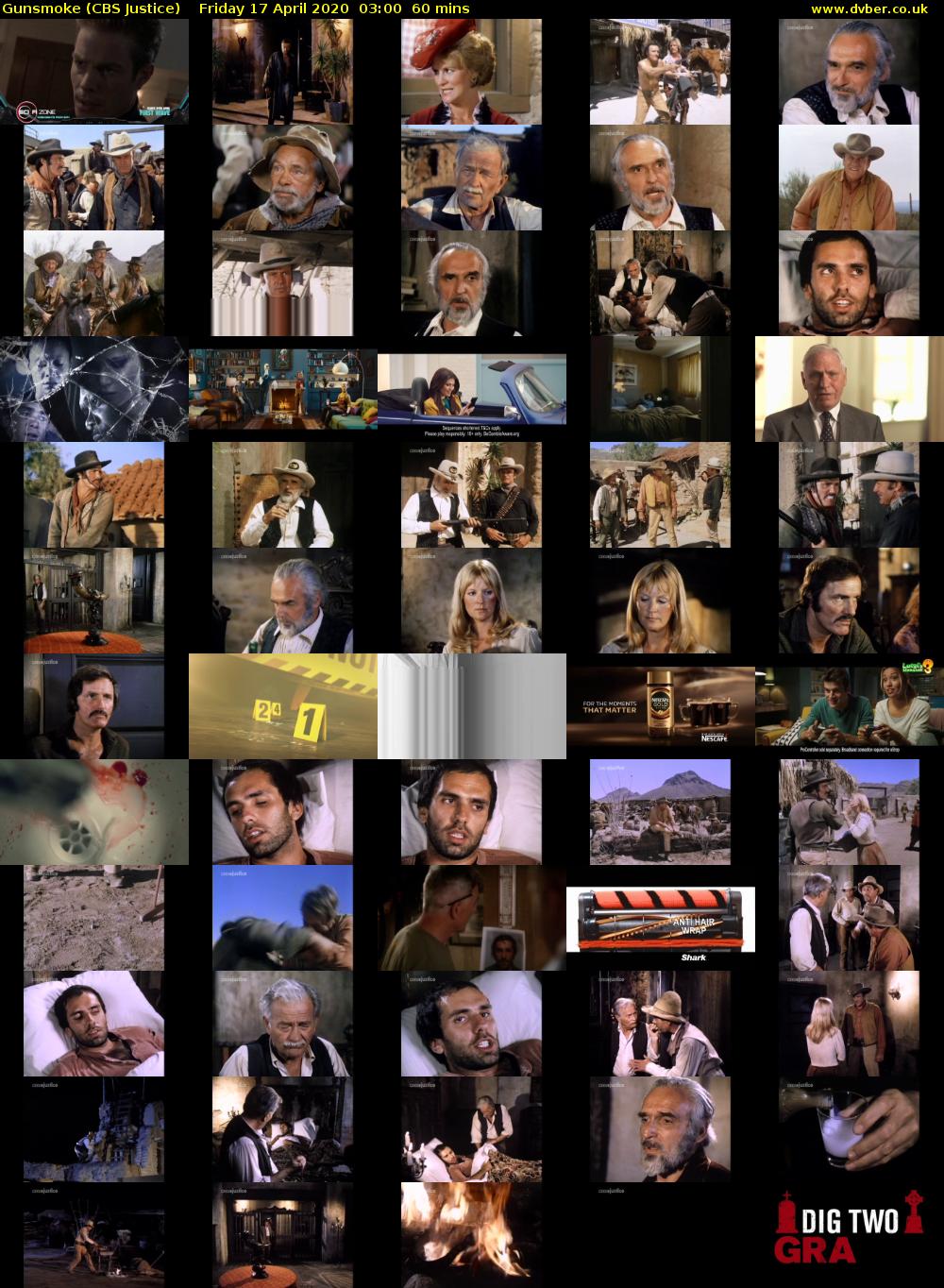 Gunsmoke (CBS Justice) Friday 17 April 2020 03:00 - 04:00