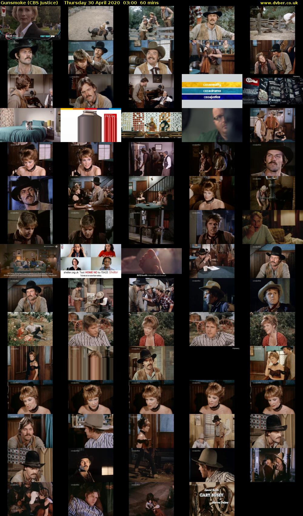 Gunsmoke (CBS Justice) Thursday 30 April 2020 03:00 - 04:00