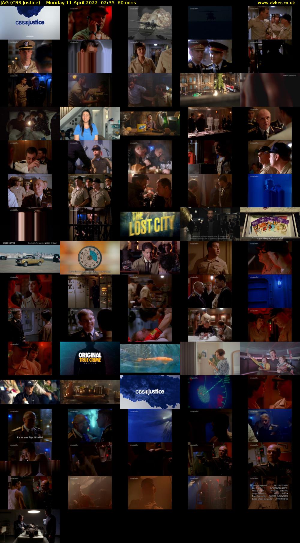 JAG (CBS Justice) Monday 11 April 2022 02:35 - 03:35