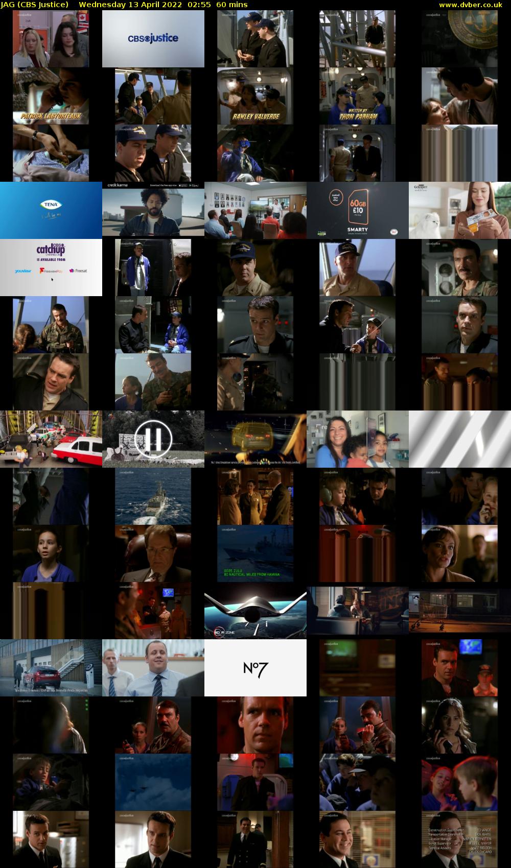 JAG (CBS Justice) Wednesday 13 April 2022 02:55 - 03:55
