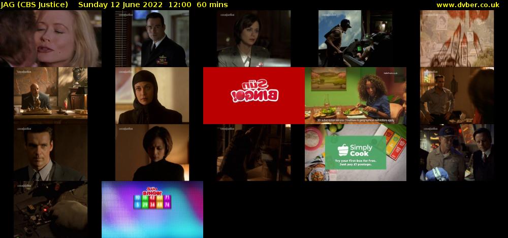 JAG (CBS Justice) Sunday 12 June 2022 12:00 - 13:00