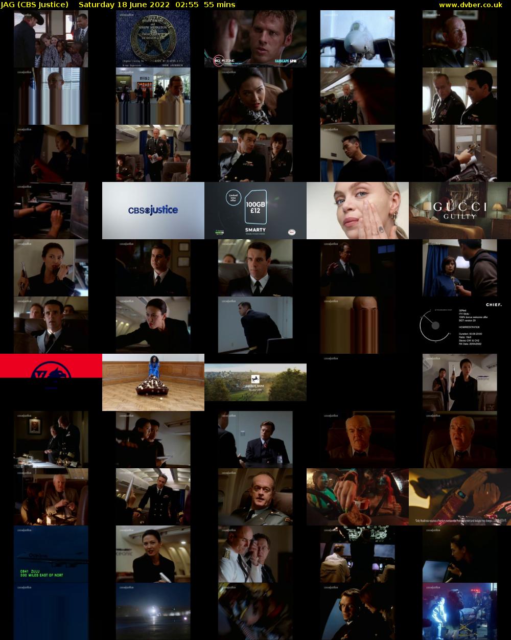 JAG (CBS Justice) Saturday 18 June 2022 02:55 - 03:50