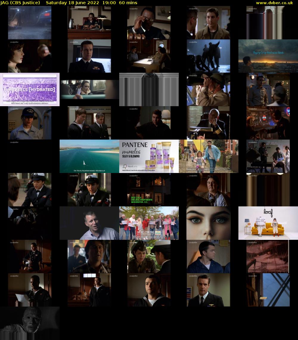 JAG (CBS Justice) Saturday 18 June 2022 19:00 - 20:00