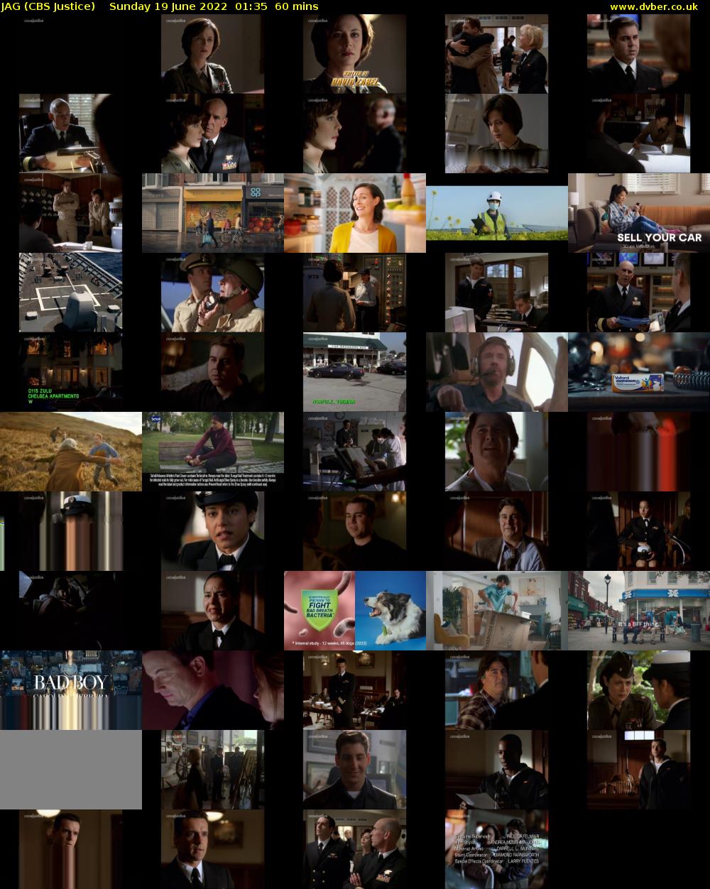 JAG (CBS Justice) Sunday 19 June 2022 01:35 - 02:35