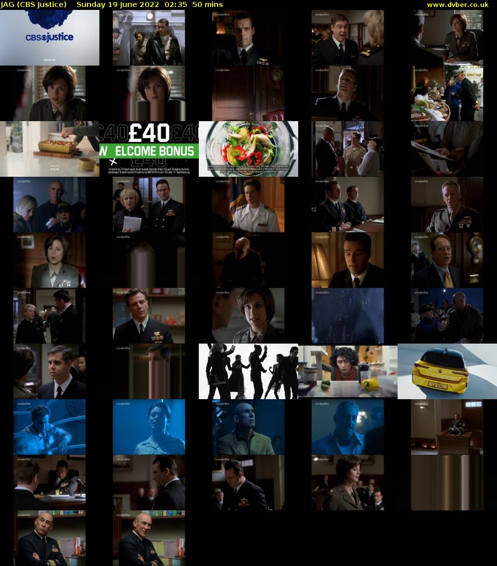 JAG (CBS Justice) Sunday 19 June 2022 02:35 - 03:25